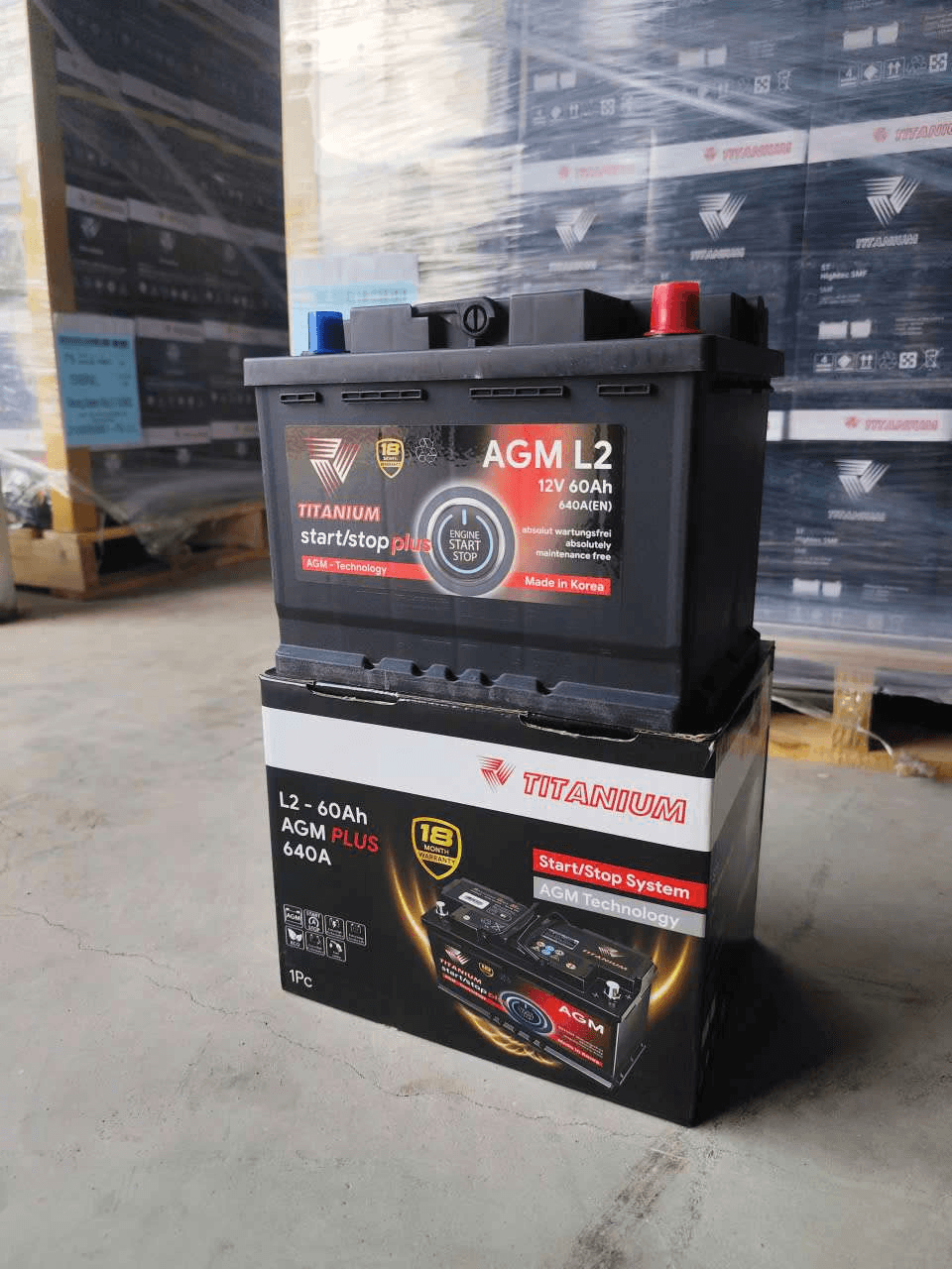 Ắc quy TITANIUM AGM L2